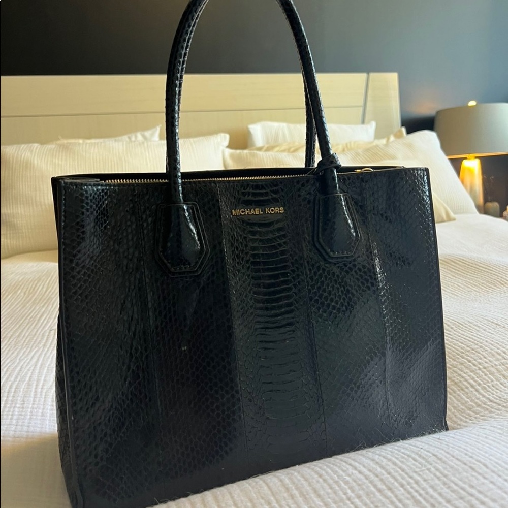 Michael Kors Snakeskin Tote Bag